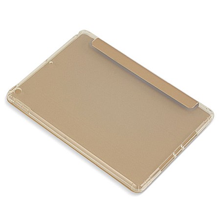 Husa Magnetica cu spate transparent, colturi intarite pentru iPad 7, 8 10.2 Inch - Auriu [3]