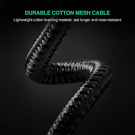 Cablu audio, adaptor de la Jack la Jack 1.5m - Ugreen, Negru [3]