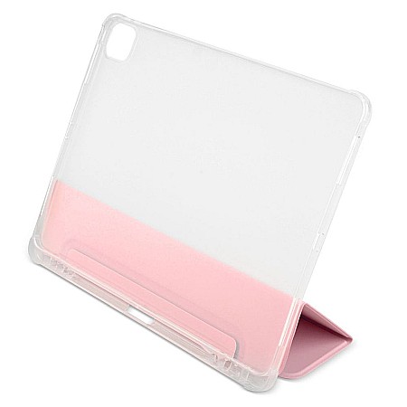 Husa Flip Magnetica cu suport Stylus Pen pentru iPad Pro 12.9 Inch 2020 - Roz [5]