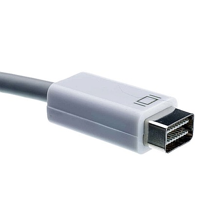 Adaptor Mini-DVI la VGA compatibil cu MacBook, Mac Mini, iMac 2006-2009, Alb [2]