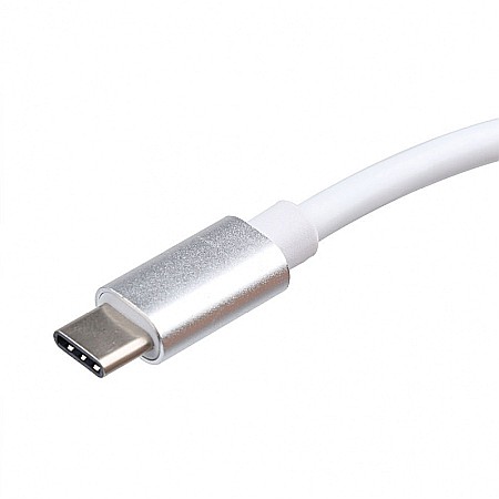 Adaptor Thunderbolt 3 USB Type-C 3.1 la HDMI, FullHD, Alb [5]