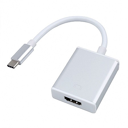 Accesorii laptop - Adaptor Thunderbolt 3 USB Type-C 3.1 la HDMI, FullHD, Alb