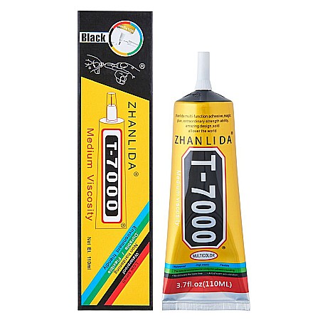 Adezivi & Paste termice - Adeziv Zhanlida negru pentru display T-7000 110 ml