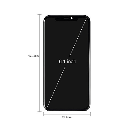 Ansamblu display compatibil cu telefon Apple iPhone XR - NCC Premium Incell [1]