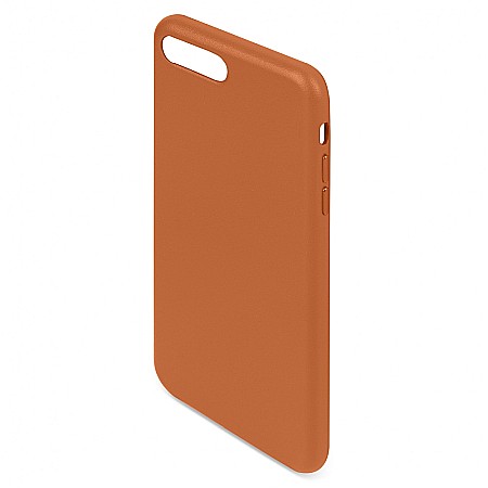 Piese & Accesorii iPhone - Husa de protectie din piele compatibil cu iPhone 7 Plus, 8 Plus - Maro