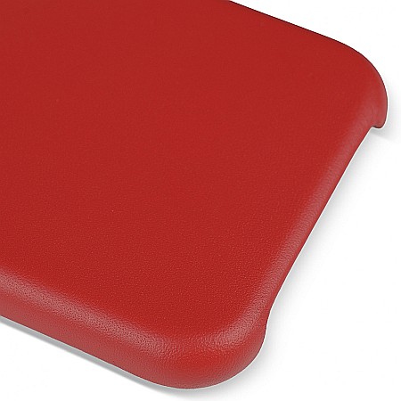 Husa din Piele Naturala pentru Apple iPhone XR - Rosu [6]