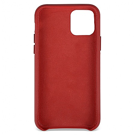 Husa de protectie din piele compatibil cu iPhone 11 Pro - Rosu [2]