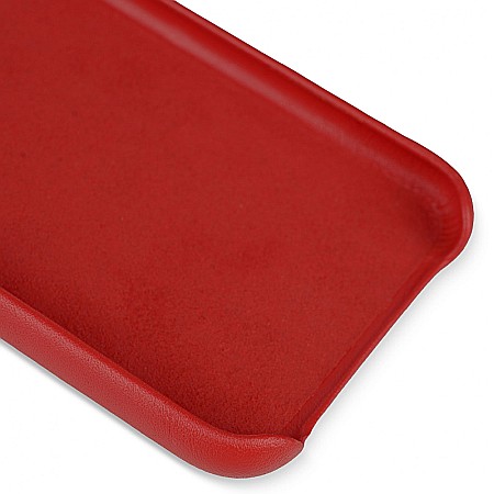 Husa de protectie din piele compatibil cu iPhone 11 Pro - Rosu [7]