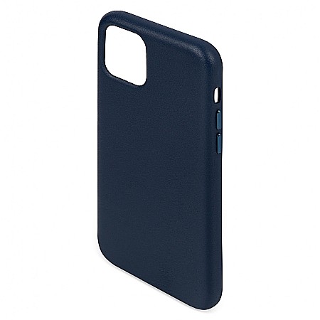 Piese & Accesorii iPhone - Husa din Piele Naturala pentru Apple iPhone 11 Pro - Midnight Blue