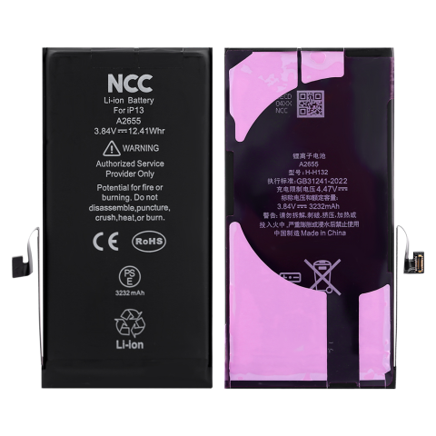 iPhone 13 - Baterie iPhone 13 – NCC Premium 3232 mAh | Adeziv inclus | Garanție 12 luni