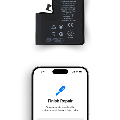 Baterie iPhone 15 Pro Max 4800 mAh, High Capacity Diagnostic (diagnoza) [1]