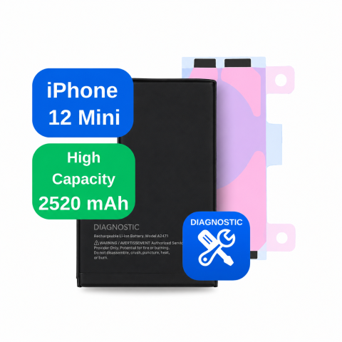 Baterie iPhone 12 Mini 2520 mAh, High Capacity Diagnostic (diagnoza) [0]
