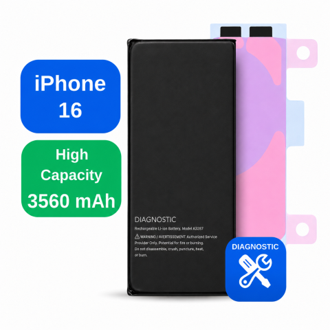 Baterie iPhone 16 3560 mAh, High Capacity Diagnostic (diagnoza) [0]
