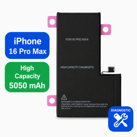 Baterie iPhone - Baterie iPhone 16 Pro Max 5050 mAh, High Capacity Diagnostic (diagnoza)