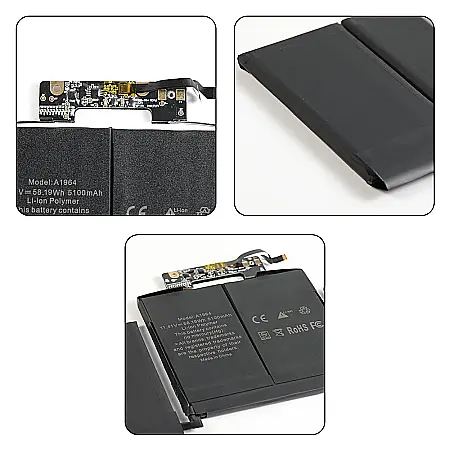 Baterie pentru MacBook Pro Retina A1989 / A2251 13-inch, Model A1964, 2018-2020, Pure Cobalt Battery Cell + Kit Montaj [4]