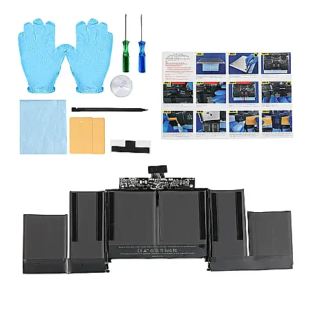 Baterii MacBook - Baterie pentru MacBook Pro Retina A1398 15-inch, Model A1494 / A1618, 2013-2015, Pure Cobalt Battery Cell + Kit Montaj