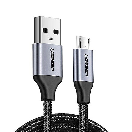 Chargere & Cabluri USB - Cablu de Date USB la Micro USB, QC 2.0, 2A, 1.5m - Ugreen (60147) - Negru