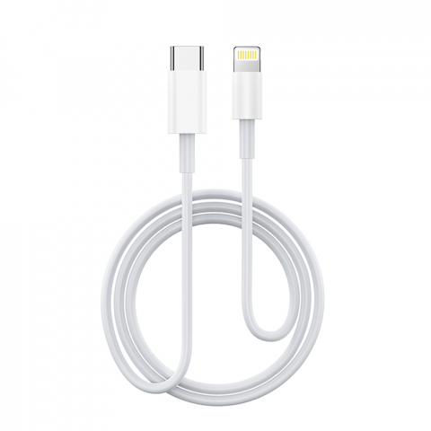Cablu Type-C la Lightning NCC D117CL | Incarcare si Transfer Date | Alb | Garantie 12 luni