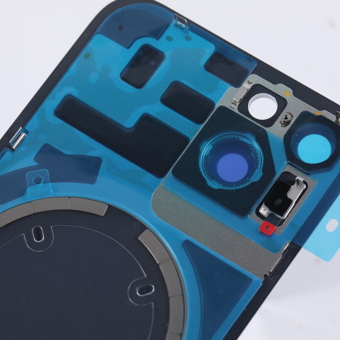 Capac spate sticla iPhone 14 cu magnet, fara NFC, culoare Midnight [1]