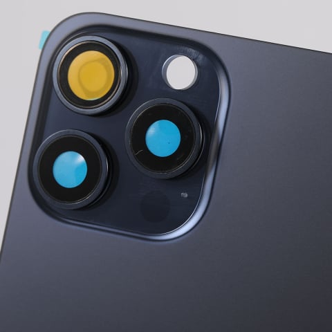 Capac spate sticla iPhone 15 Pro cu magnet, fara NFC, culoare Black Titanium [4]