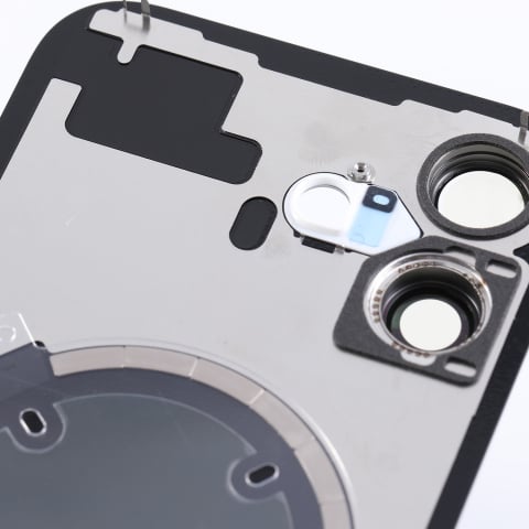 Capac spate sticla iPhone 16 cu magnet, fara NFC, culoare Black [2]