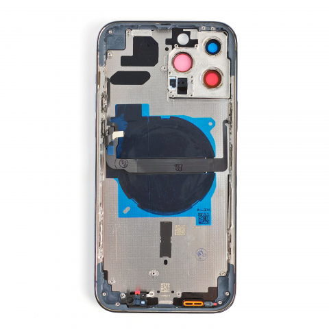 Carcasa completa si capac pentru iPhone 13 Pro Max cu sim tray si flex, Refurbish Top Quality, Blue [1]