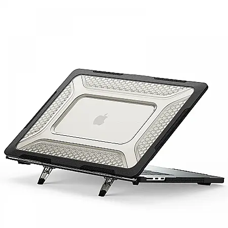 Accesorii laptop - Carcasa de protectie pentru MacBook Air 15-inch A2941 - Hard Sheel Black