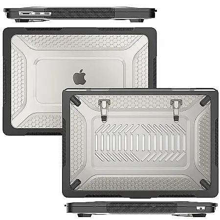 Carcasa de protectie pentru MacBook Air 15-inch A2941 - Hard Sheel Black [11]