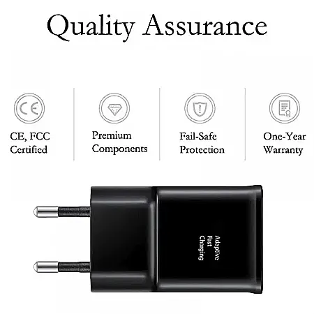 Charger, incarcator retea 240V, Fast Charging, Premium Quality, Negru [1]