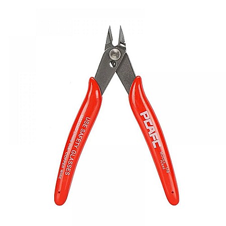 Pensete & Clesti - Cleste Premium cu cioc in unghi de 45 grade Plato Model 170 - Rosu