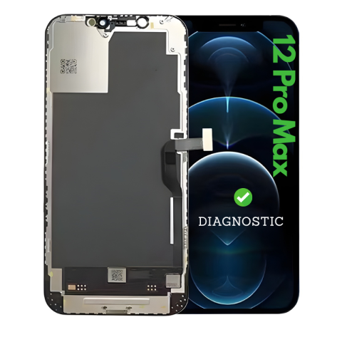 iPhone 12 Pro Max - Display diagnostic LTPS iPhone 12 Pro Max 60Hz, Garantie 12 luni (fara eroare)