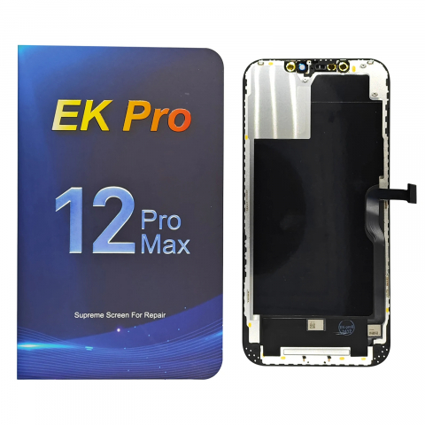 iPhone 12 Pro Max - Display cu Touchscreen EK Pro Prime incell pentru iPhone 12 Pro Max (Suporta IC Transplant / COF Structure), Varianta completa cu rama