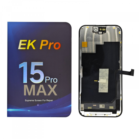 iPhone 15 Pro Max - Display cu Touchscreen EK Pro Prime incell pentru iPhone 15 Pro Max (Suporta IC Transplant / COF Structure), Varianta completa cu rama