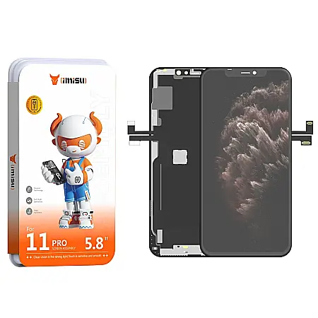 Display cu Touchscreen iPhone 11 Pro, iMisu Prime incell (Suporta IC Transplant), Varianta completa cu rama [1]