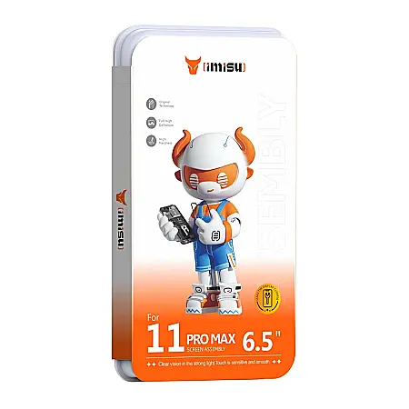Display cu Touchscreen iPhone 11 Pro Max, iMisu Prime incell (Suporta IC Transplant), Varianta completa cu rama [3]