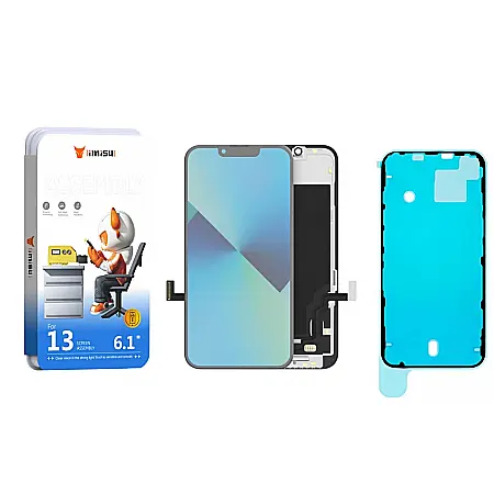 Display cu Touchscreen iPhone 13, iMisu Prime incell (Suporta IC Transplant), Varianta completa cu rama [2]