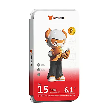 Display cu Touchscreen iPhone 15 Pro, iMisu Prime incell (Suporta IC Transplant), Varianta completa cu rama [3]