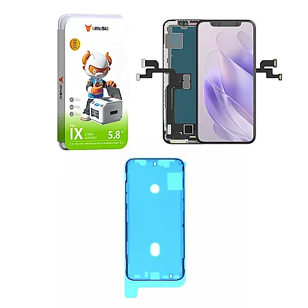 Display cu Touchscreen iPhone X, iMisu Prime incell, Varianta completa cu rama [2]