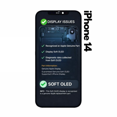 Piese & Accesorii iPhone - Display Soft OLED iPhone 14 (cu diagnoza) - Garantie 12 luni