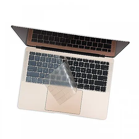Protectie laptopuri - Folie de protectie pentru tastatura MacBook Air 13-inch A1932, Transparenta, Layout US