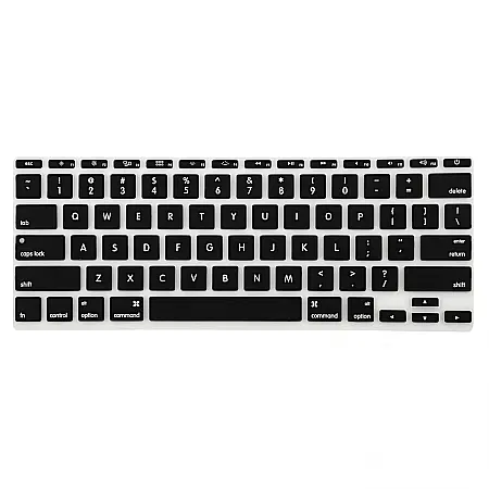 Protectie laptopuri - Folie de protectie pentru tastatura MacBook Air A1370 A1465, Negru, Layout US