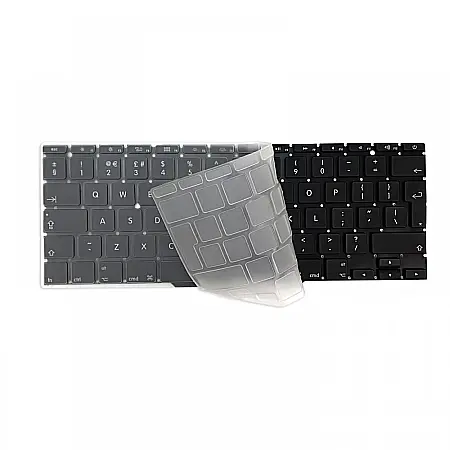 Protectie laptopuri - Folie de protectie pentru tastatura MacBook Air A1370 A1465, Transparenta, Layout UK