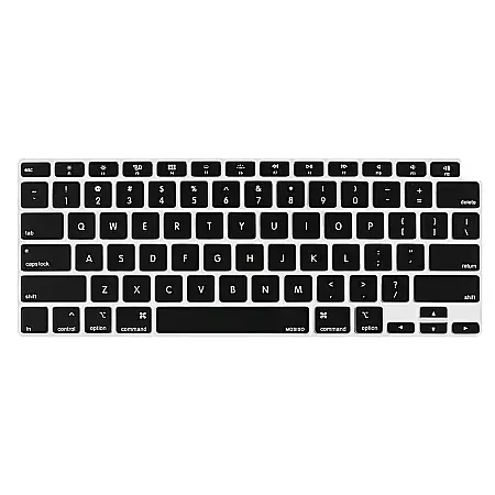 Protectie laptopuri - Folie de protectie pentru tastatura MacBook Air A2179, A2337, Negru, Layout US