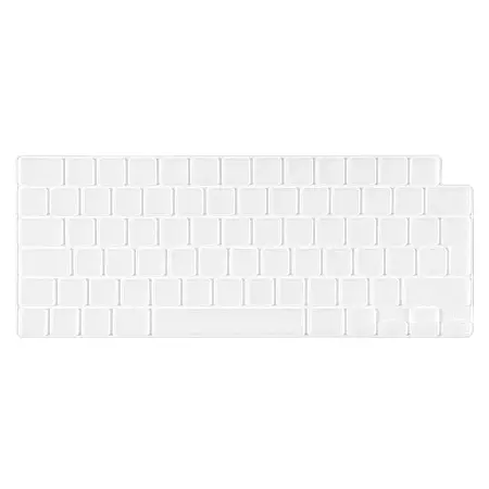 Protectie laptopuri - Folie de protectie pentru tastatura MacBook Pro / Air A2442, A2485, A2779, A2780, A2681, Transparenta, Layout UK
