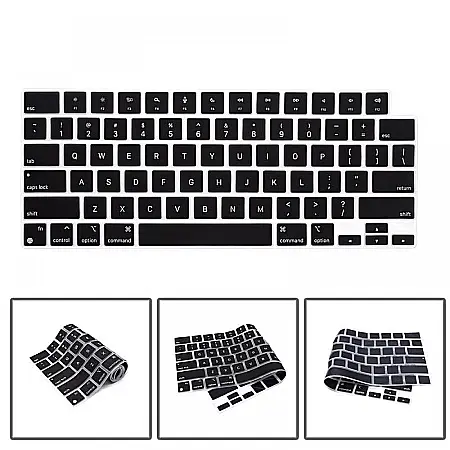 Folie de protectie pentru tastatura MacBook Pro / Air A2442, A2485, A2779, A2780, A2681, Negru, Layout US [2]