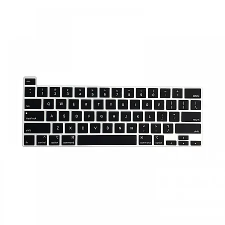 Protectie laptopuri - Folie de protectie pentru tastatura MacBook Pro A2251 A2289 A2338 A2141, Negru, Layout US