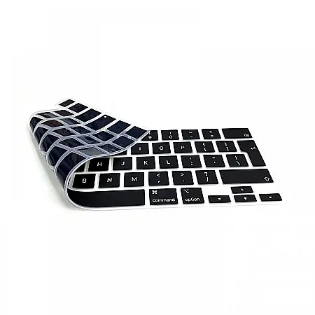 Folie de protectie pentru tastatura MacBook Pro A2251 A2289 A2338 A2141, Negru, Layout UK [1]
