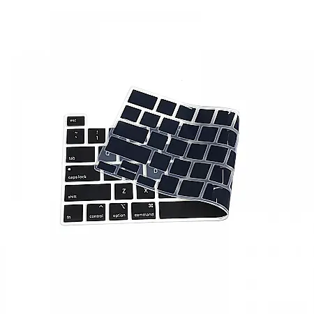 Folie de protectie pentru tastatura MacBook Pro A2251 A2289 A2338 A2141, Negru, Layout US [1]