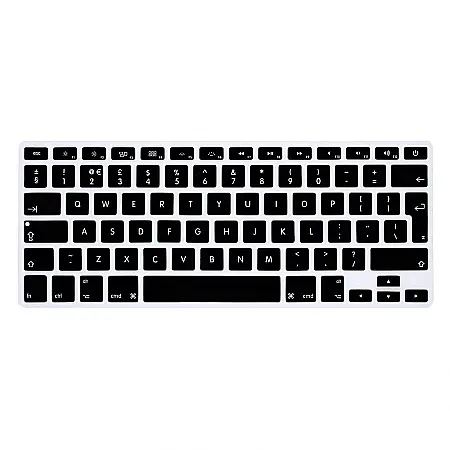 Accesorii & Tools - Folie de protectie pentru tastatura MacBook A1502, A1398, A1425, A1466, A1369, A1278, A1286, A1297, Negru, Layout UK