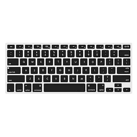 Protectie laptopuri - Folie de protectie pentru tastatura MacBook A1502, A1398, A1425, A1466, A1369, A1278, A1286, A1297, Negru, Layout US